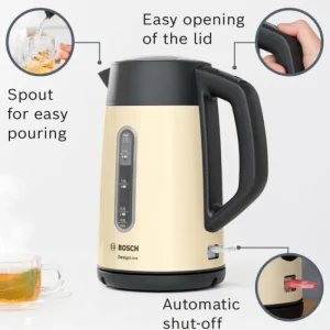 Bosch Kettles*TWK4P437GB 1.7 Litre Traditional Kettle - Cream
