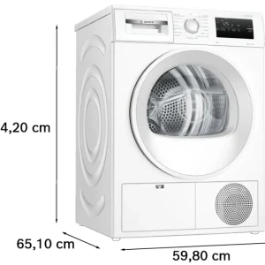 Bosch Tumble Dryers/Freestanding Tumble Dryers*WTH85225GB 8kg Heat Pump Tumble Dryer - White