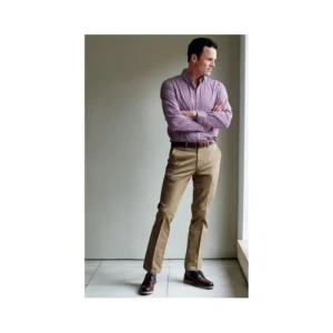Brook Taverner Trousers*Ben Tailored Fit Chinos - Sand