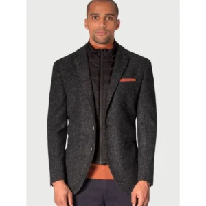 Brook Taverner Coats & Jackets*Irwell Herringbone Jacket - Charcoal