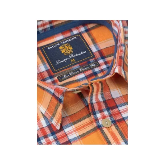 brook_taverner_long_sleev_1-1.webp Brook Taverner Shirts*Long Sleeve Classic Fit Check Shirt