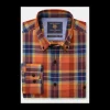Brook Taverner Shirts*Stand Alone Check Shirt - Ginger