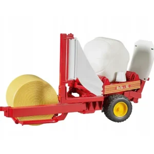Bruder Bruder*Round Bale Wrapper + Bales 02122