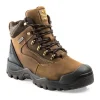 Buckbootz Safety Boots*Bsh002 Safety Hiker Style Boot Brown