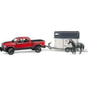 Bruder Bruder*Burder RAM 2500 Power Wagon with horse trailer and horse 02501