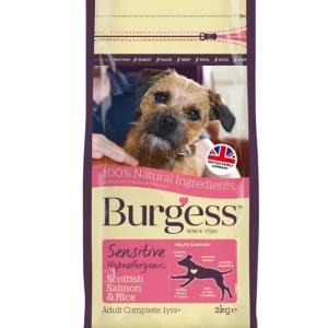 BURGESS Dog Food*Sensitive Salmon- Rice dog food 12.5kg