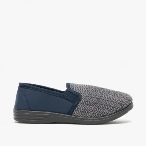 Zedzz Slippers*Charles Slipper Navy