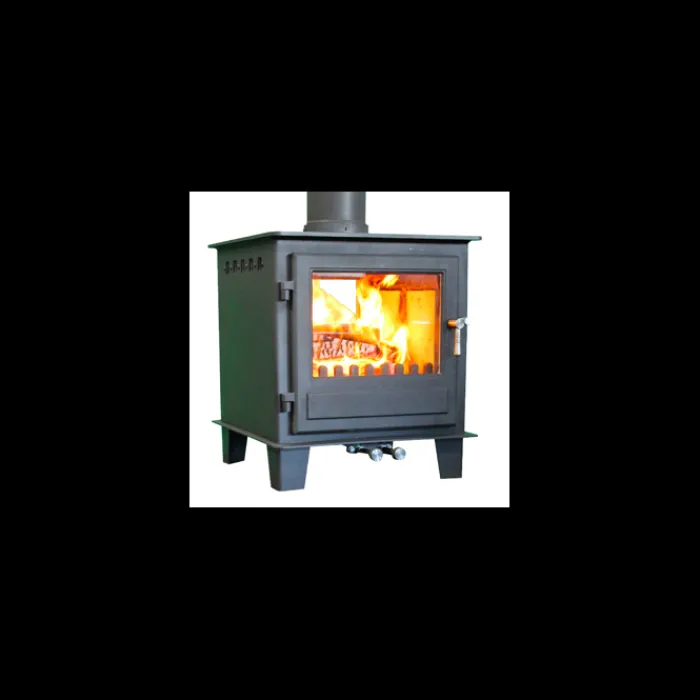 clock_blithfield_ds_doubl_0.webp Clock Woodburner And Multifuel Stoves*Blithfield DS (Double Sided) 10kW Multi Fuel Stove - Black with Stainless Steel Fittings