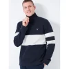 Crew Clothing Company Jumpers & Cardigans*Crews Padstow Pique Sweatshirt - Nevy/White
