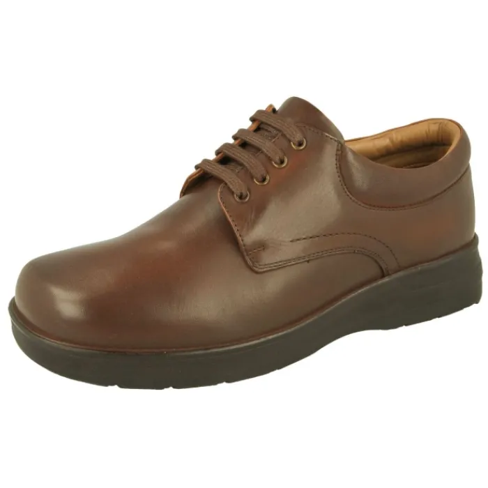 db_shoes_bob_mens_shoe__b_2.webp D B Shoes Ltd Shoes | Wide Fitting*DB Shoes Bob Men's Shoe - Brown