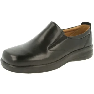 D B Shoes Ltd Shoes | Wide Fitting*DB Shoes Dalton Black Shoe