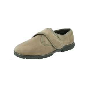 D B Shoes Ltd Slippers | Wide Fitting*DB Shoes Edison Slipper - Taupe