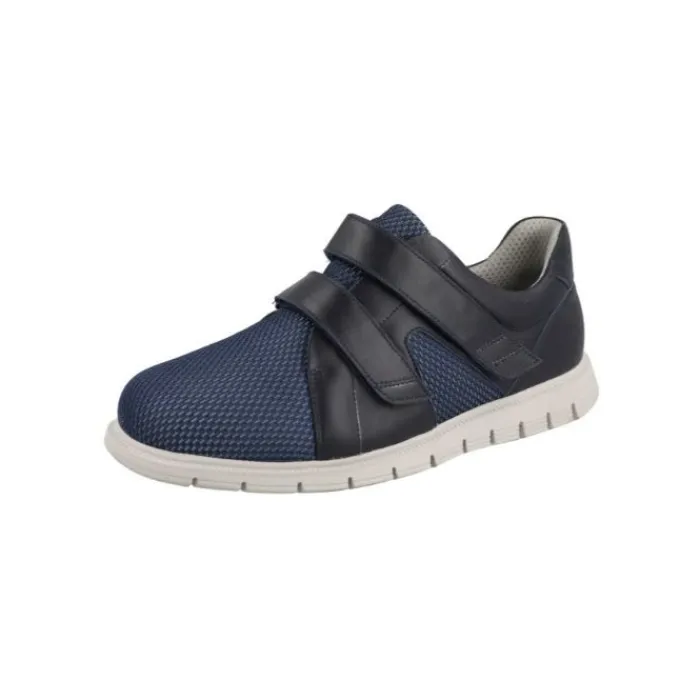 db_shoes_fraser_trainers__0.webp D B Shoes Ltd Trainers | Wide Fitting*DB Shoes Fraser Trainers - Navy