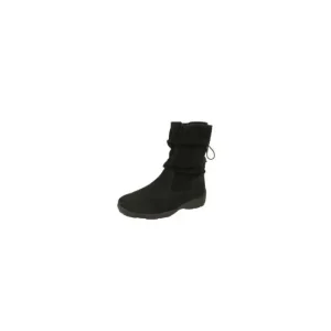 Women D B Shoes Ltd Boots | Wide Fitting*DB Shoes Leicester Black Suede Boot