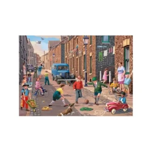 Falcon Construction Sets*Jigsaw - Playing In The Street 2 x 500 Piece