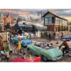 Falcon Construction Sets*Jigsaw - The Level Crossing 1000 Piece