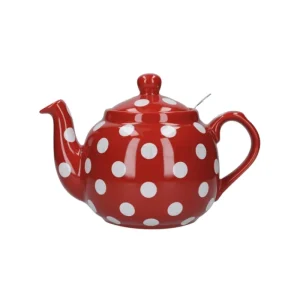 Lifetime Brands Europe Kitchen And Dining | Teapots*Farmhouse Red Spotty Teapot