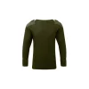 Fort Jumpers & Cardigans*Crew Neck Combat Sweater Olive
