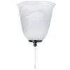 OAKS LIGHTING Indoor*Frost half bell wall light