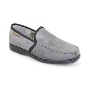 Goodyear Slippers*Eden Men's Slippers - Grey