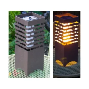 GREENKEY GARDEN + HOME LTD Lighting & Decor*Greenkey Large Solar Table Flamelight