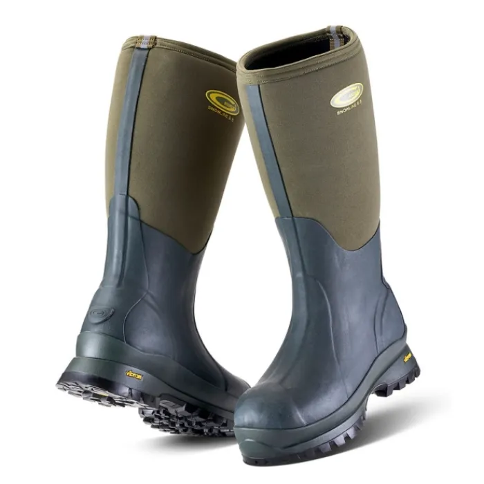 grubs_snowline__vibram_gr_1.webp Women GRUBS Wellingtons | Wellingtons*Snowline 8.5 Vibram Green