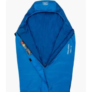 HIGHLANDER(SCOTLAND) LTD Camping*Highlander Trekker 50 Sleeping Bag Blue