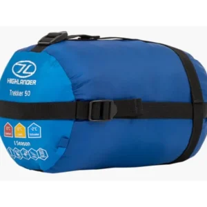 HIGHLANDER(SCOTLAND) LTD Camping*Highlander Trekker 50 Sleeping Bag Blue