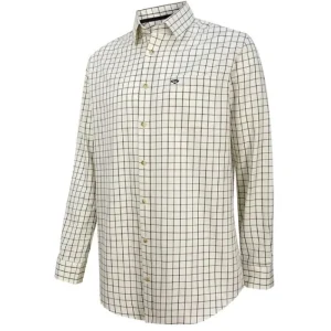 Hoggs Of Fife Ltd Shirts*Hoggs Balmoral Luxury Tattersall Shirt - Navy / Wine