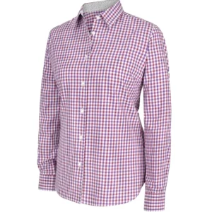 Women Hoggs Of Fife Ltd Shirts*Hoggs Becky II Ladies Shirt Violet/Cerise