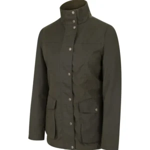 Women Hoggs Of Fife Ltd Coats & Jackets*Hoggs Caledonia Ladies Wax Jacket Olive