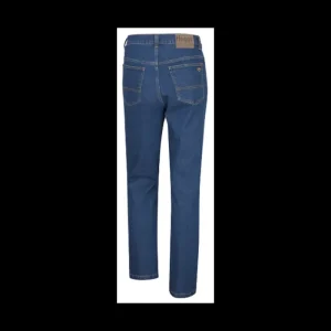 Hoggs Of Fife Ltd Trousers*Hoggs Clyde Comfort Denim Jeans - Stonewash