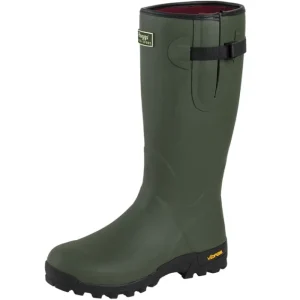 Hoggs Of Fife Ltd Wellingtons*Hoggs Field Sport Neoprene Lined Rubber Boot Green