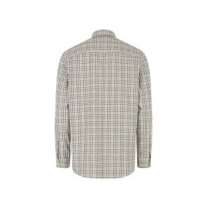 Hoggs Of Fife Ltd Shirts*Hoggs Garvock Cotton Twill Shirt - Brown / Green Check
