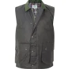 Hoggs Of Fife Ltd Gilets*Hoggs Padded Wax Waistcoat Olive