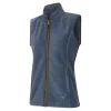 Women Hoggs Of Fife Ltd Gilets*Hoggs Stenton Ladies Fleece Gilet - Slate Grey
