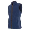 Women Hoggs Of Fife Ltd Gilets*Hoggs Stenton Ladies Fleece Gilet - Nordic Blue