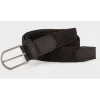 Ibex Accessories*Stretch Woven Belt Black