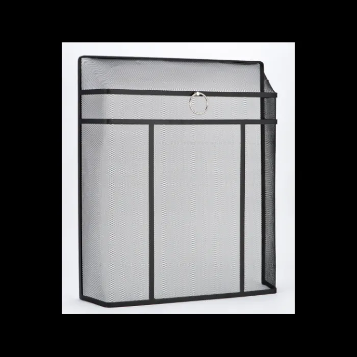 inglenook_fire_large_heav_0.webp Inglenook Fire Tools & Maintenance*FIRE105 Large Heavy Spark Guard with Chrome Handle (H71cm x W62cm)