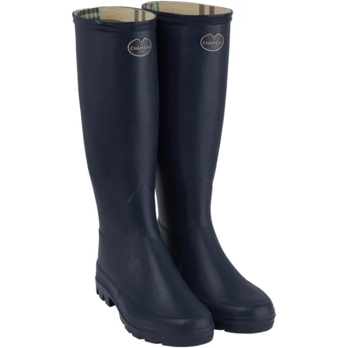 le_chameau_womens_iris_we_0.webp Women LE CHAMEAU Wellingtons*Women's Iris Wellington Boots Bleu
