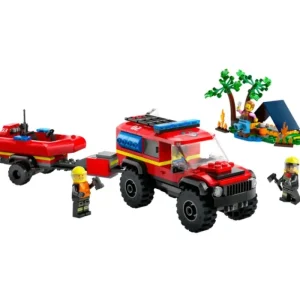 Lego Ltd City*LEGO City 4x4 Fire Truck + Rescue Boat
