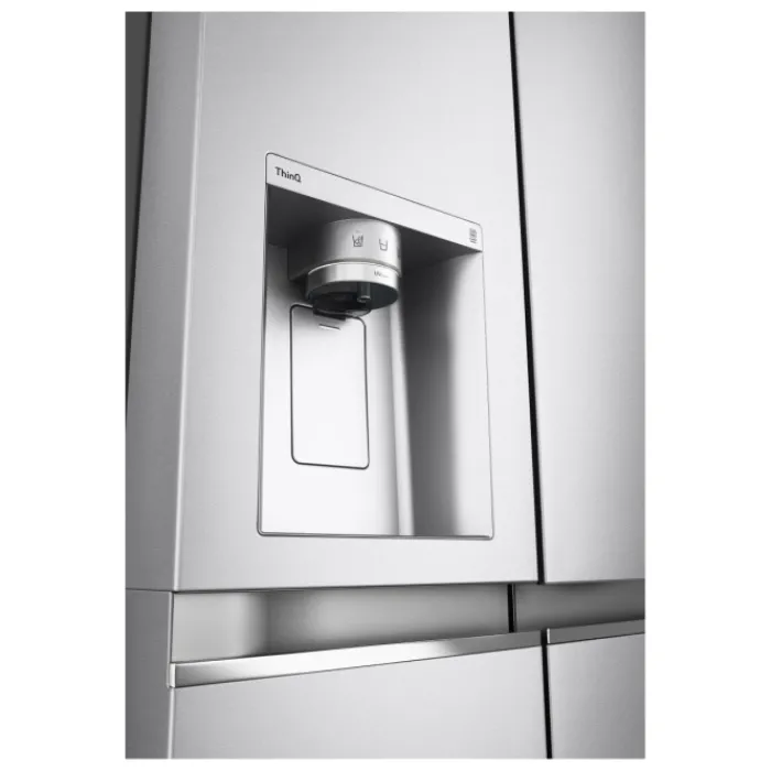 lg_gslvmbac_cm_frost_free_1.webp LG American Style*GSLV91MBAC 91.3cm Frost Free American Style Fridge Freezer - Metal Sorbet