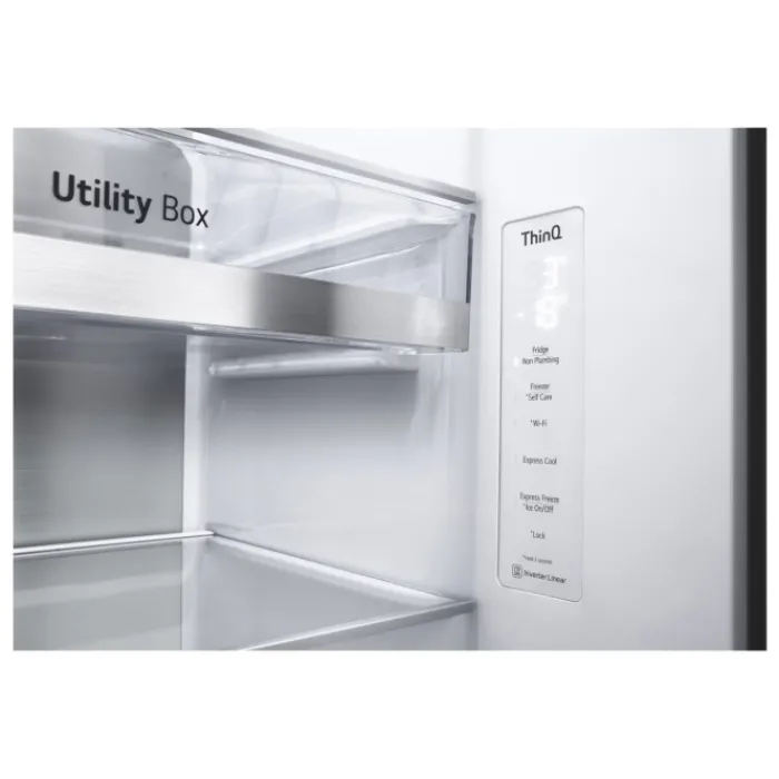 lg_gslvmbac_cm_frost_free_12.webp LG American Style*GSLV91MBAC 91.3cm Frost Free American Style Fridge Freezer - Metal Sorbet
