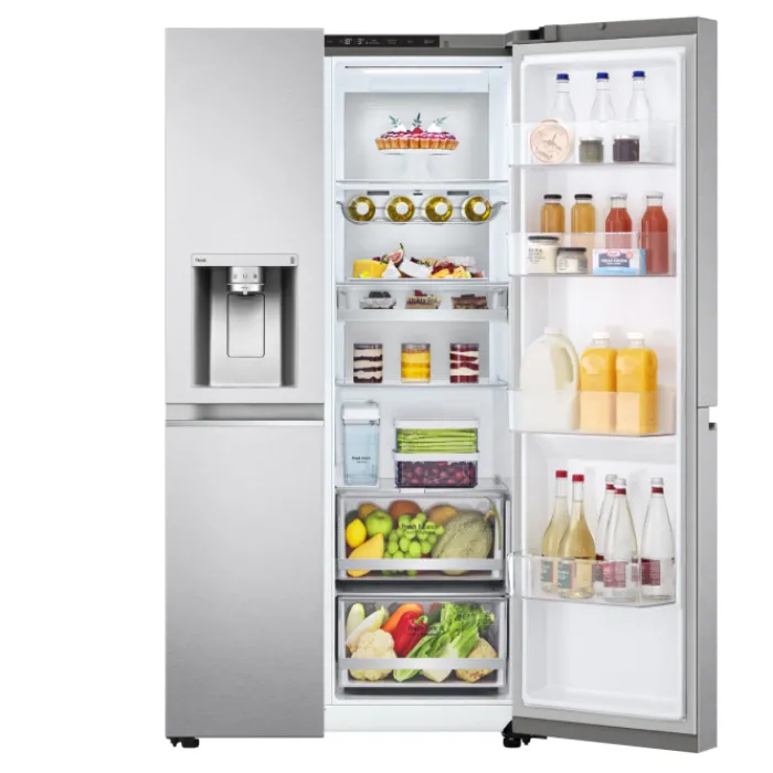 lg_gslvmbac_cm_frost_free_3.webp LG American Style*GSLV91MBAC 91.3cm Frost Free American Style Fridge Freezer - Metal Sorbet