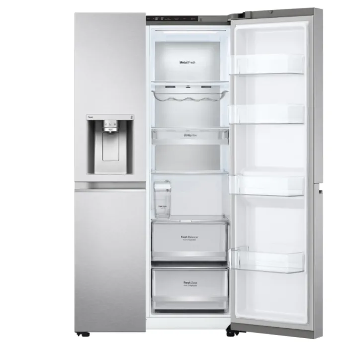 lg_gslvmbac_cm_frost_free_4.webp LG American Style*GSLV91MBAC 91.3cm Frost Free American Style Fridge Freezer - Metal Sorbet