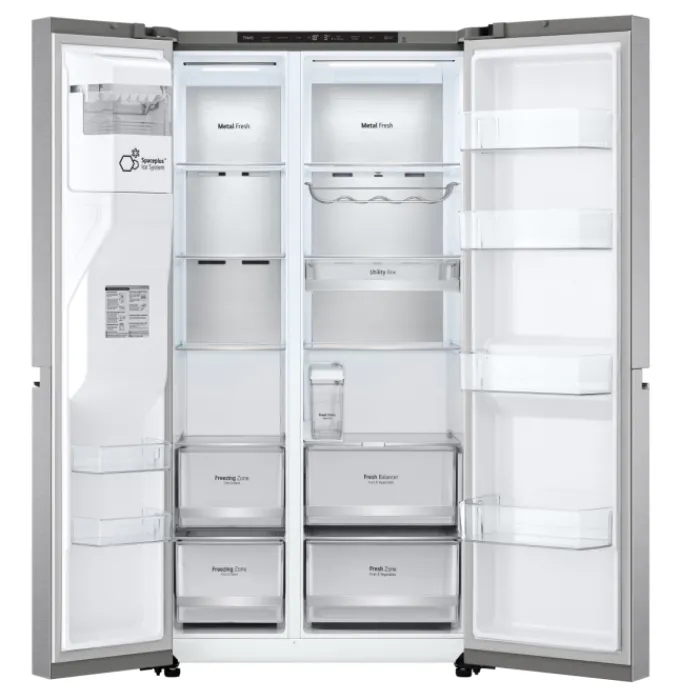 lg_gslvmbac_cm_frost_free_6.webp LG American Style*GSLV91MBAC 91.3cm Frost Free American Style Fridge Freezer - Metal Sorbet