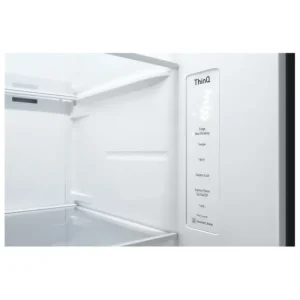 LG American Style*GSLV71PZTD 91.3cm Frost Free American Style Fridge Freezer - Shiny Steel