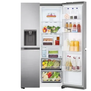 LG American Style*GSLV71PZTD 91.3cm Frost Free American Style Fridge Freezer - Shiny Steel