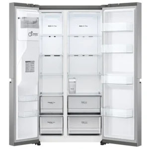 LG American Style*GSLV71PZTD 91.3cm Frost Free American Style Fridge Freezer - Shiny Steel