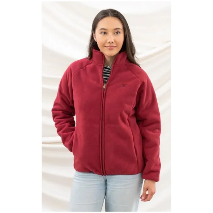 lighthourse_avon_ladies_w_2.webp Women Lighthouse Jumpers & Cardigans*Lighthourse Avon Ladies Waterproof Fleece - Maroon